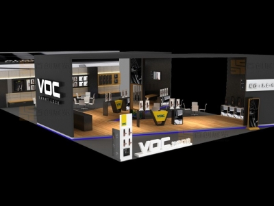 VOC 建材门窗展台设计