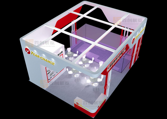 义展机械 展台展位设计(图2)