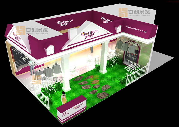 美伴居 建材门窗展台搭建(图2)